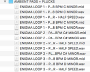 Enigma - Sample Loops, Midi & Drum Kit